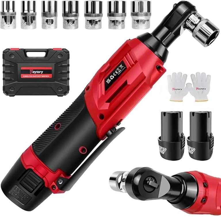 Feytory 3/8" Extended Cordless Ratchet Wrench 12V - With Code - Sold by Zhitaozhang Tool Store