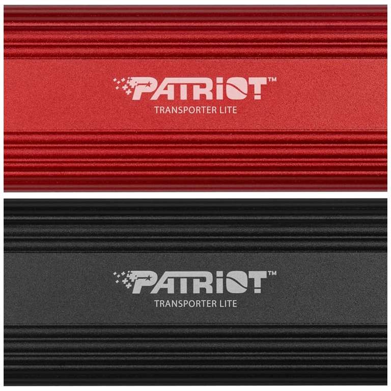 4TB Patriot Transporter Lite Type-C USB 3.2 Gen 2 External Portable SSD Up to 1000MB/s Red/ Black £259.99 at Patriot Memory UK FBA