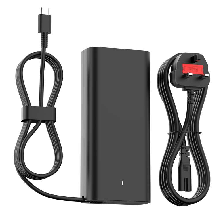 65W USB C Laptop Charger Compatible with Dell Latitude with UK plug. Sold by Herculese / FBA