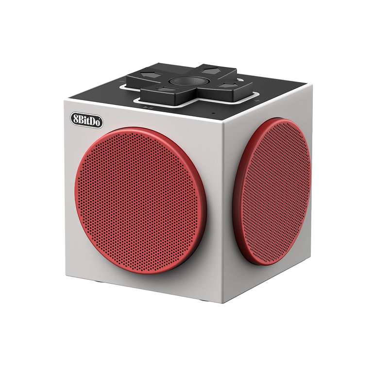 8BitDo Retro Cube 2 Retro Portable Bluetooth Speaker ( N Edition/ Stereo / Wireless Charging Dock / Tri-mode / USB-C + WiFi / Rechargeable )
