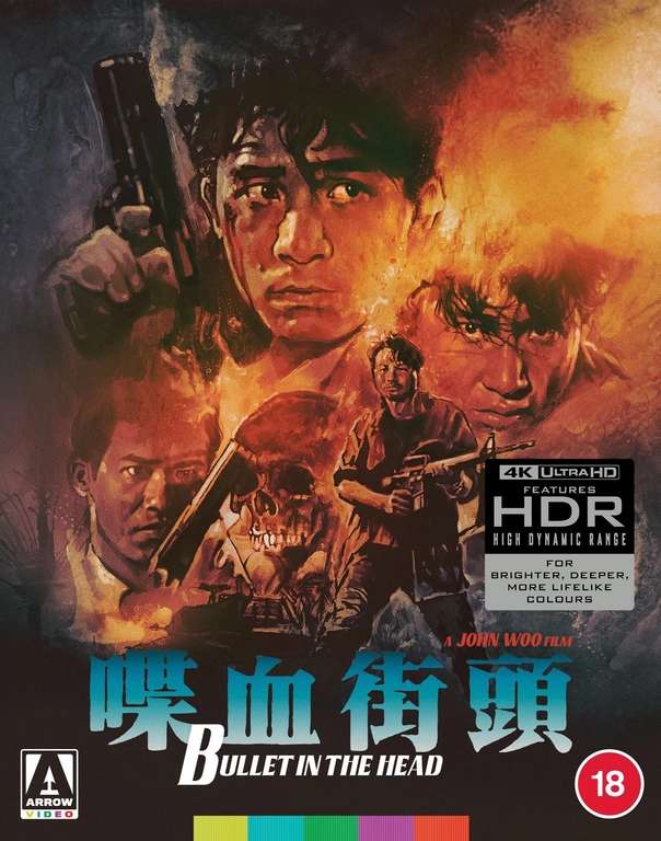 A Bullet in The Head 4K UHD Blu-ray Limited Edition Arrow - W/Code - Sold by Rarewaves Outlet
