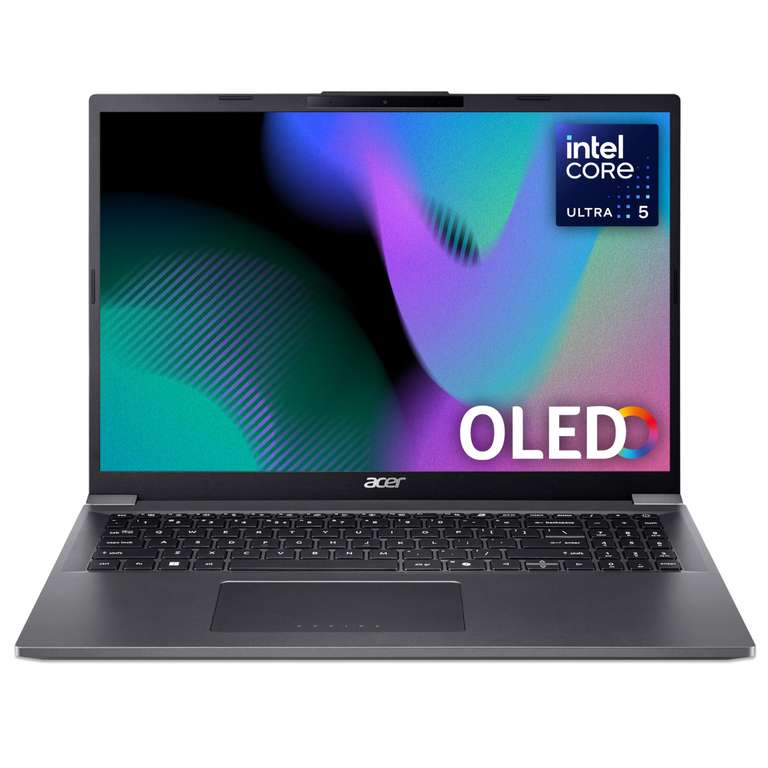 Acer Aspire 16 A16-71M - Intel Core Ultra 5 125H, 16GB DDR5 RAM, 512GB SSD, 16" WUXGA+ OLED 120HZ Screen, Windows 11 Laptop