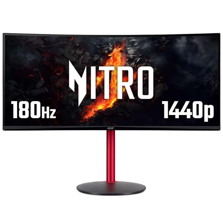 Acer Nitro XZ342CUP 34 inch UltraWide Quad HD (3440 x 1440) Curved Gaming Monitor
