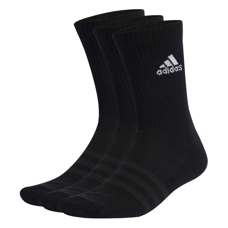 adidas Unisex Cushioned Crew Socks 3 Pairs Socks (XXL)