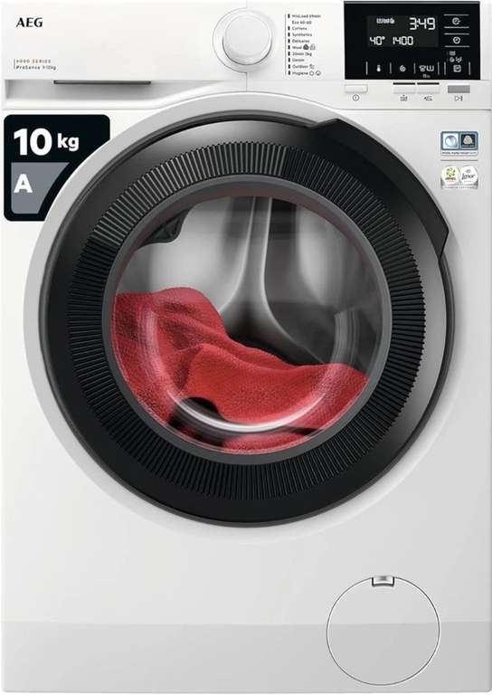 AEG LFR61144B 6000 ProSense 10kg Freestanding Washing Machine 1400 RPM White - With Code - Sold by Direct Vacuums