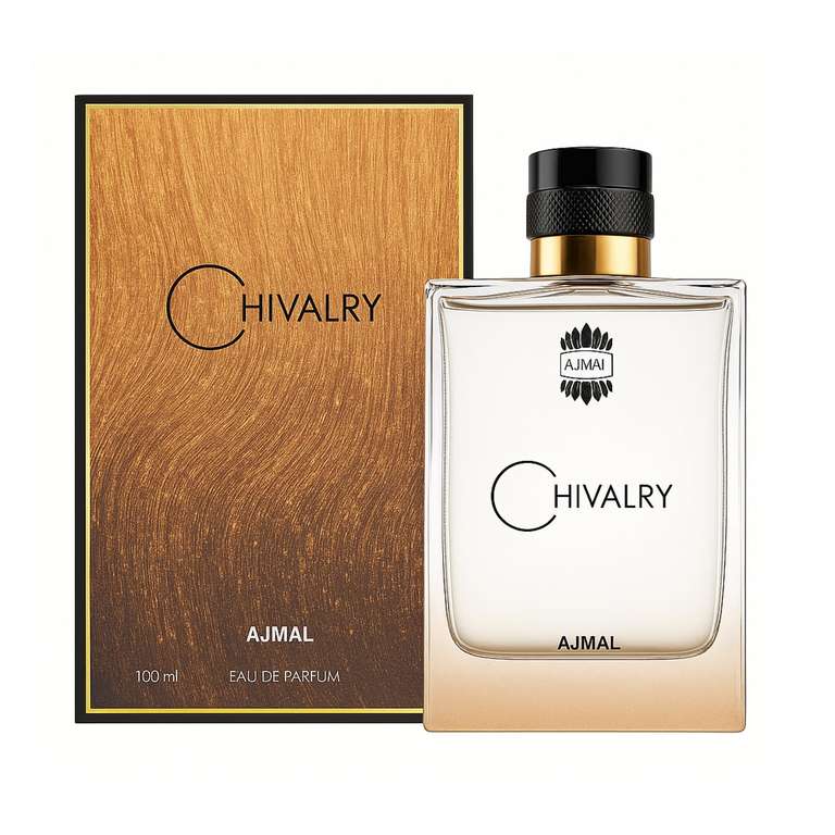 Ajmal Chivalry Eau De Parfum 100ml for Men - Long Lasting Fresh Fragrance - Sold by Ajmal Perfumes UK / FBA