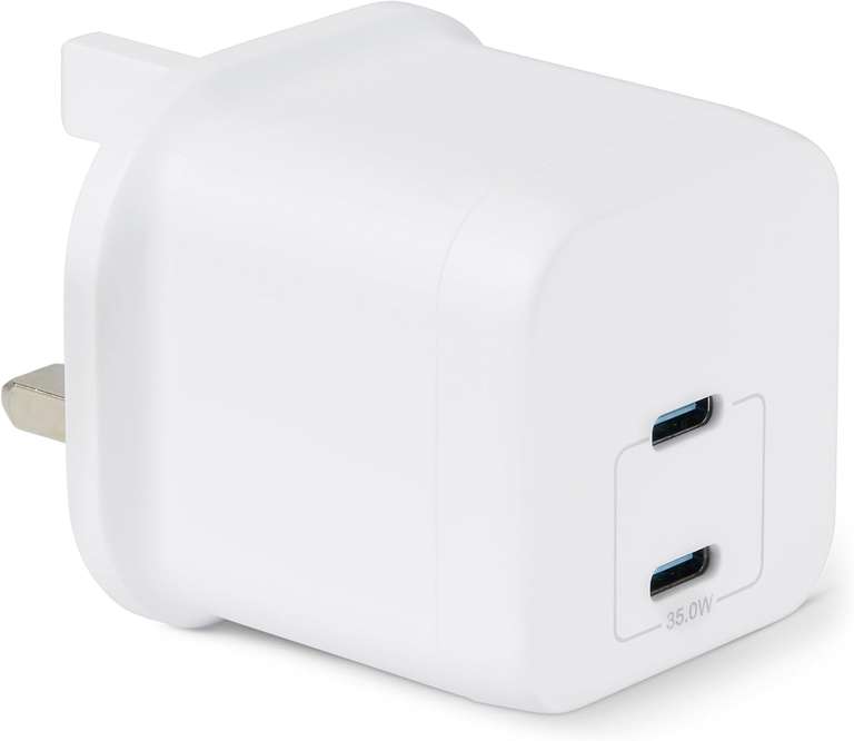 Amazon Basics 35W Dual Port USB C Fast Charger