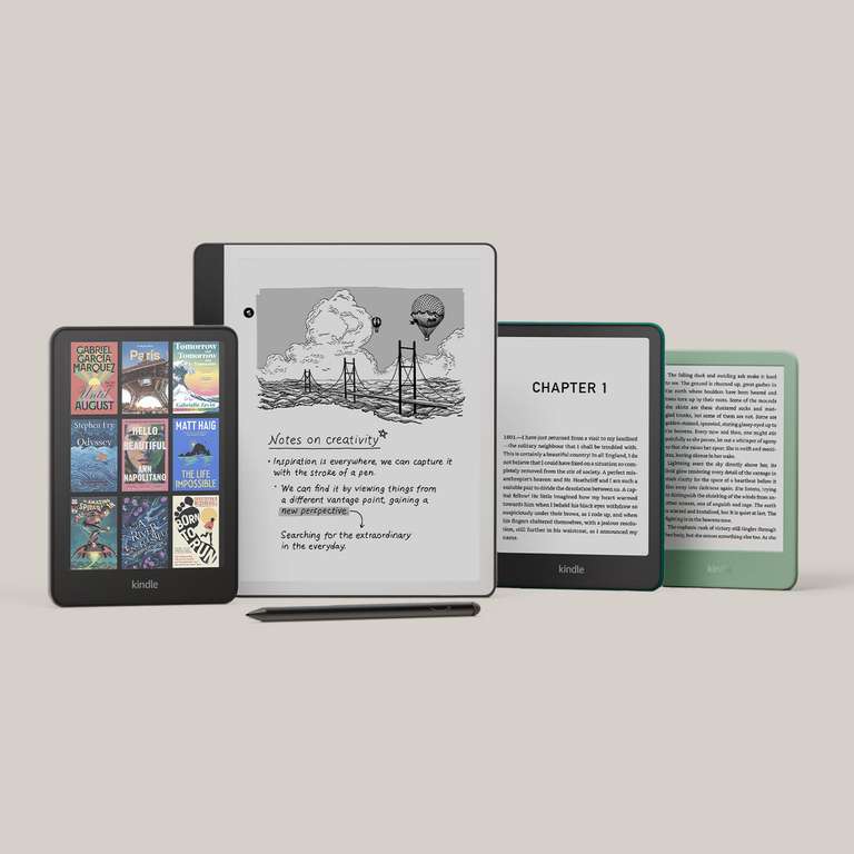 Amazon Kindle Sale - a round-up of the best Amazon Summer Sale E-reader deals( Paperwhite £119.99 / E-Book / Scribe / Colorsoft /Kids/ )