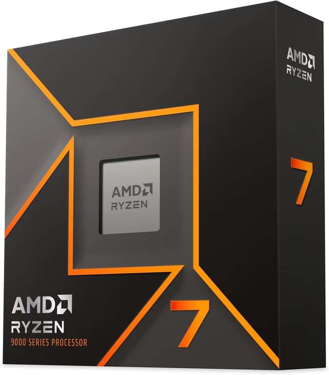 AMD Ryzen 7 9700X L3=32M 3.8GHz 8-Core 16-Thread R7 9700X Gaming Processor 65W 4NM DDR5 with code - UK Tech Authorized Store Store