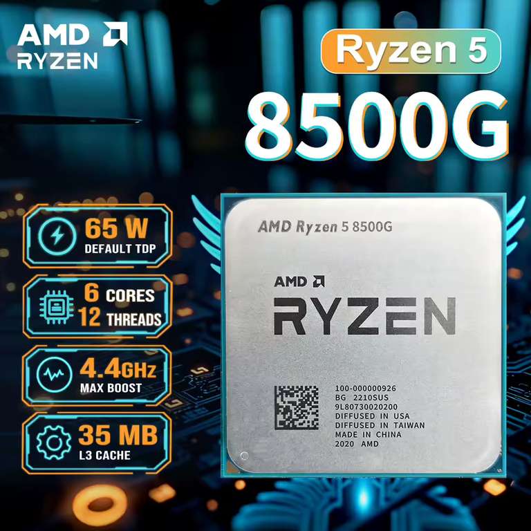 AM Ryzen 5 8500G CPU / APU ( OEM / Zen4 / 6C / Socket AM5 ) with 2% cashback@UK Tech Authorized Store(UK Stock)