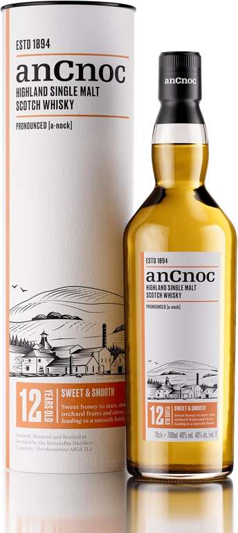anCnoc 12 Year Old Highland Single Malt 70cl 40% abv