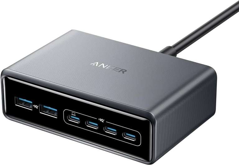 Anker Prime Charger 200W 6-Port GaN Charging Station Fast Charging USB C Charger - W/Code - Sold by Anker Official Shop