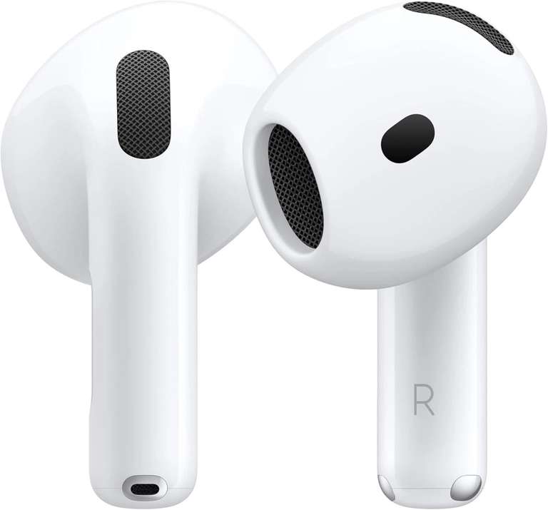 Apple AirPods 4 (New) In-Ear Wireless Bluetooth Earbuds with Charging Case - White - With Code Sold By Cheapest Electrical
