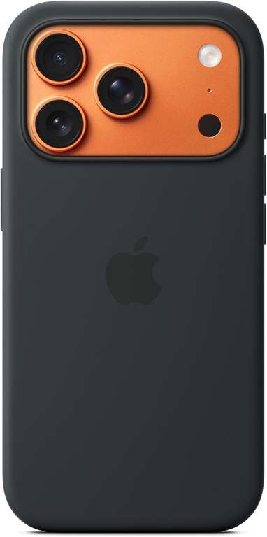 Apple iPhone 17 Silicone Case with MagSafe Compatibility - Black