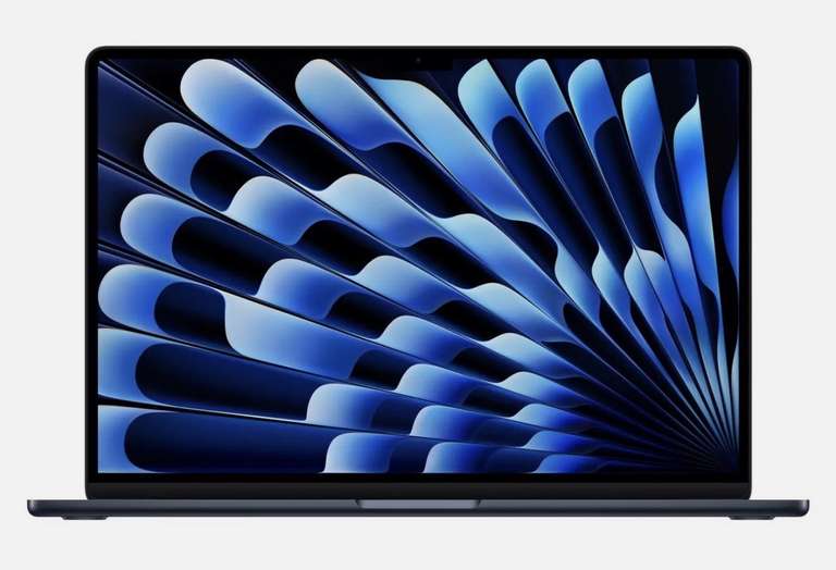 Apple MW1M3B/A MacBook Air 2025 M4 16GB RAM 512GB 15.3'' Laptop - Midnight - Refurbished (Excellent) - W/code Sold by Cheapest Electrical