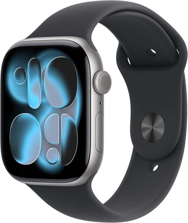 Apple Watch Series 11 GPS 46mm Smartwatch with Space Grey Aluminium Case