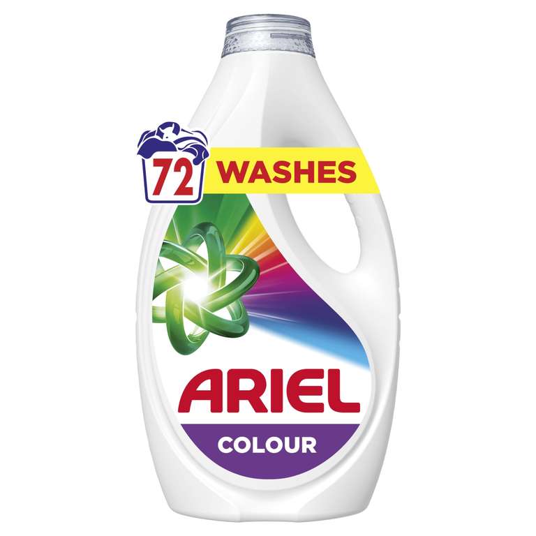 Ariel Washing Liquid Laundry Detergent, 72 Washes