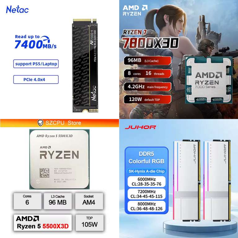 A round-up of the best AliExpress Summer Sale Computer Parts Deals ( Megathread / CPU / SSD / RAM / Cases )