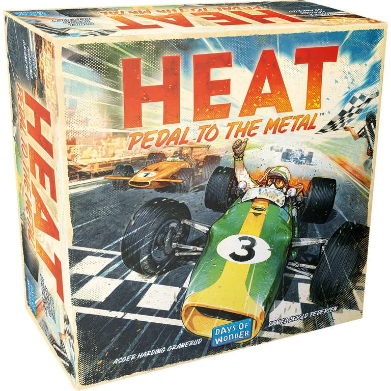 Asmodee | Heat: Pedal to the Metal | The Racing, Strategy Board Game