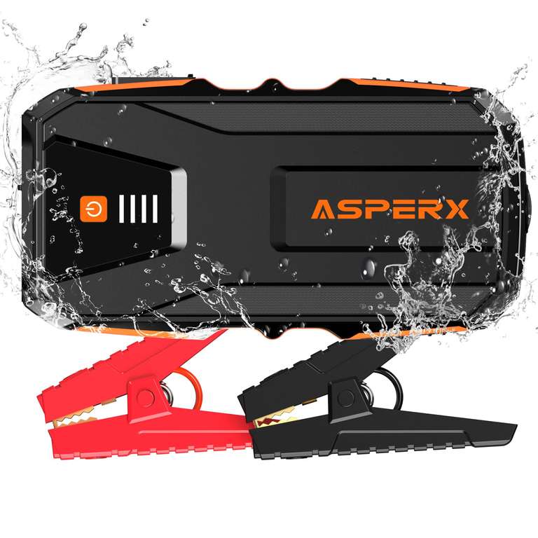ASPERX Jump Starter Power Pack(Up to 10L Gas/8L Diesel) Sold by JIAHONGJING STORE / FBA