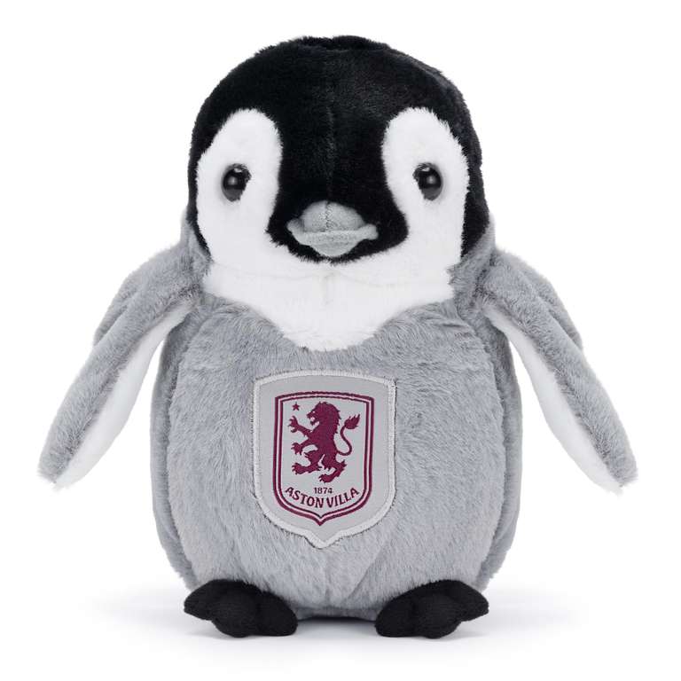 Aston Villa FC / Celtic FC 22cm Penguin Plush: Officially Licensed Eco-Friendly Football Soft Toy,