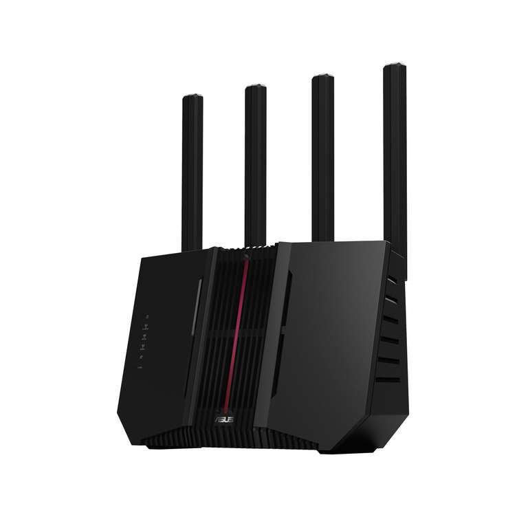 ASUS RT-BE92U Tri-band WiFi 7 Router, supports new 320MHz bandwidth & 4096-QAM, Multi-link operation (MLO), AI WAN detection
