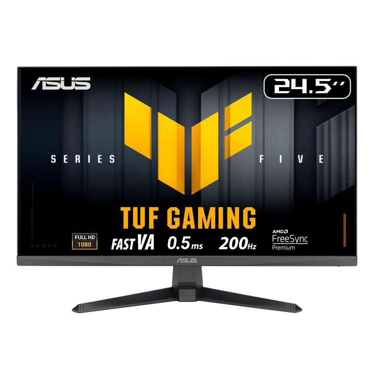 ASUS TUF Gaming Series 5 - VG257Q5A Gaming Monitor – 24.5-inch, Full HD(1920x1080), 200Hz, ELMB SYNC, 0.5ms GTG (min.)