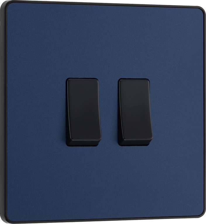 BG Electrical Double Switched Power Wall Plug Socket with Smart Home Control, Touch, Voice or App Control, Timer Function