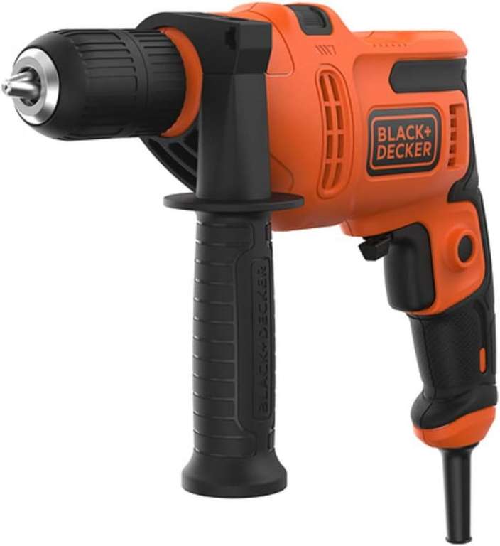 BLACK+DECKER 500W Corded Electric Hammer Drill - BEH200-GB