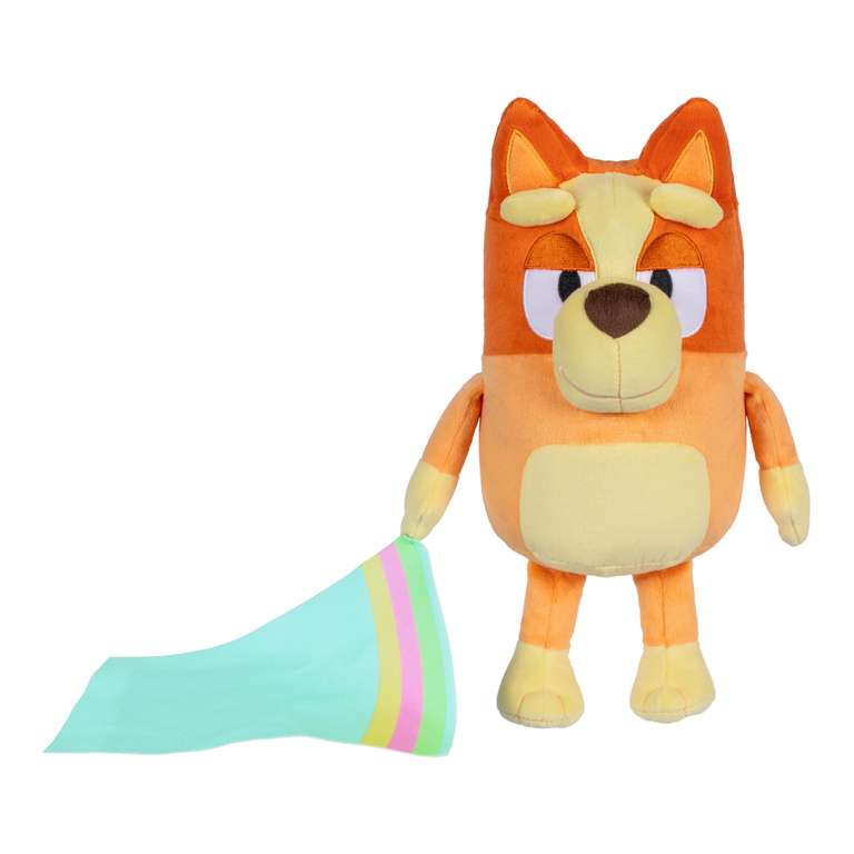 Bluey Sleepy Time Bingo 13 Inch Plush With Blanket, Press Bingo's Tummy To Hear 7 Fun Phrases, Sing Along With Bingo To The Theme Song