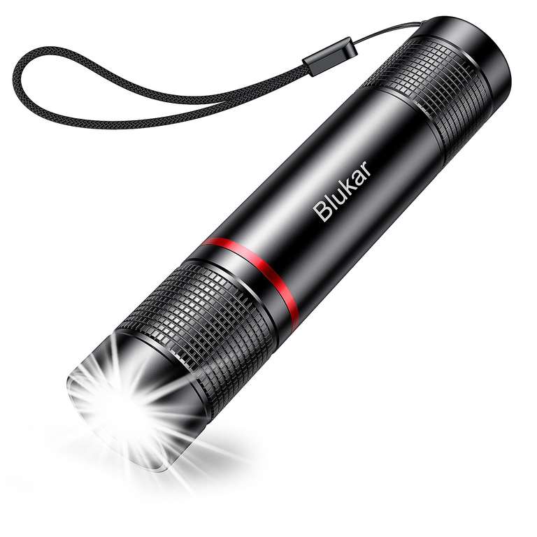 Blukar LED Torch Rechargeable, 2000L Super Bright Adjustable Focus Flashlight - Sold by Flying-Store / FBA