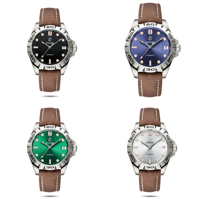 Boderry BDA002T Titanium Automatic Watch ( HANGZHOU 7500 / 28800 vph / 72 hour / Sapphire Glass )w/c+cashback @Boderry Watch Official Store