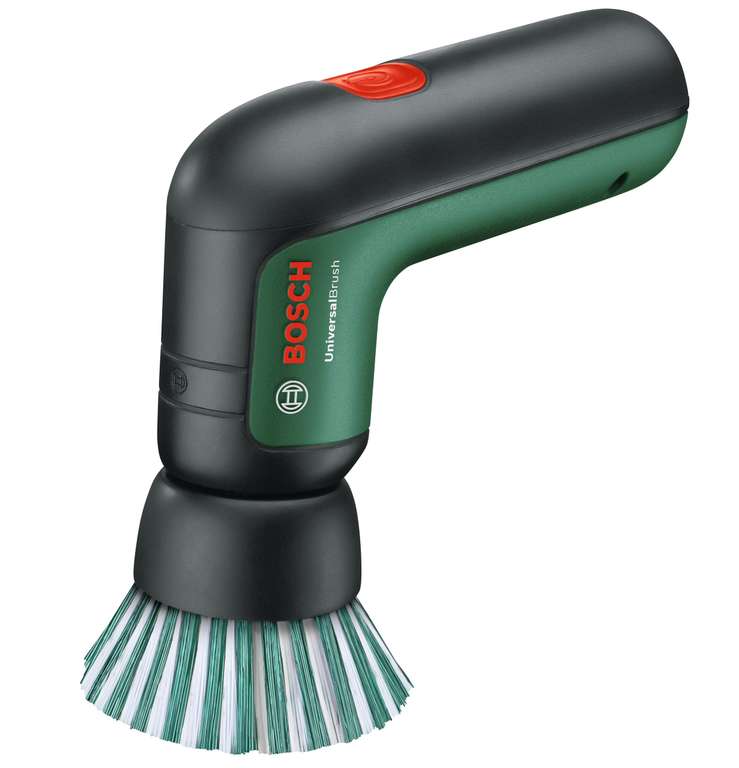 Bosch Electric Cleaning Brush UniversalBrush (3.6 V integrated battery, 1 Micro-USB cable and 4 cleaning attachments included)