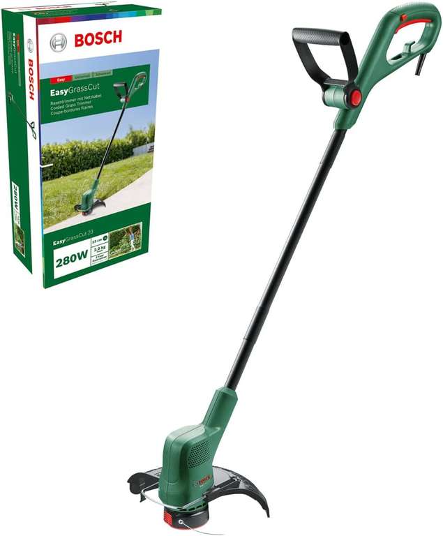 Bosch Electric Grass Trimmer EasyGrassCut 23 (280 Watt, Cutting Diameter 23 cm)
