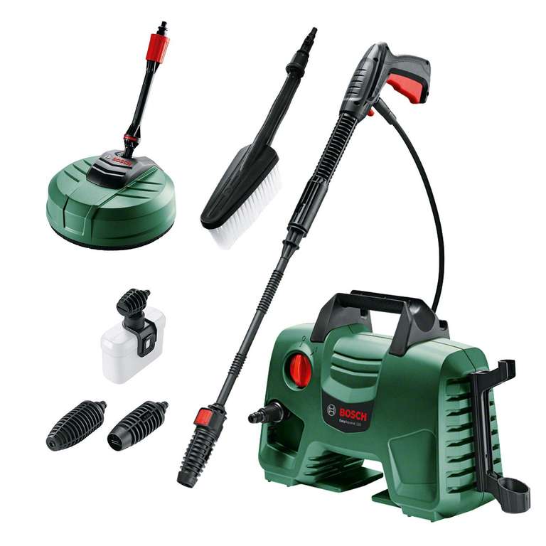 Bosch High Pressure Washer EasyAquatak 120 (1500W, Home and Car Kit Included, Max. Flow Rate: 350l/h, in Cardboard Box) - Amazon Exclusive