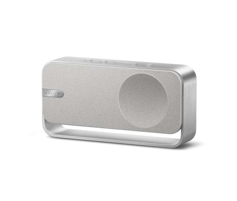 Bose SoundLink Home Speaker, 30W Max Speaker Output, Wireless Bluetooth 5.3 Bookshelf Speaker, 9hr Battery Life - Light Silver