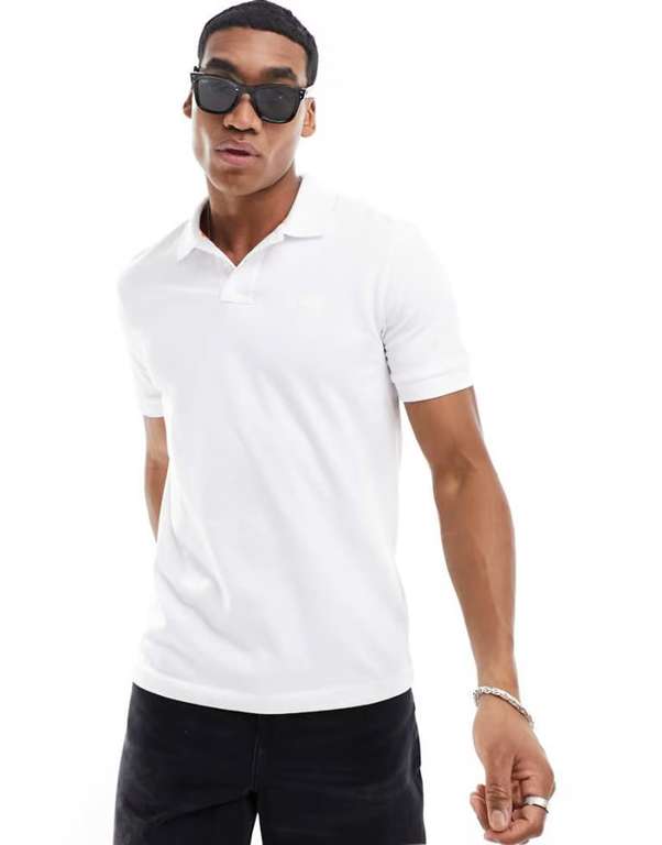 BOSS Orange Passenger Slim Fit Polo Shirt in White (Sizes S - 2XL) - W/Code
