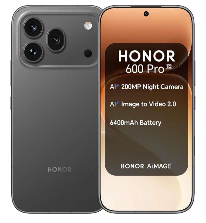 Brand New HONOR 600 PRO 5G - 6.57" 512GB+12GB, 7000mAh, UK Model With Code Sold By WH Phones