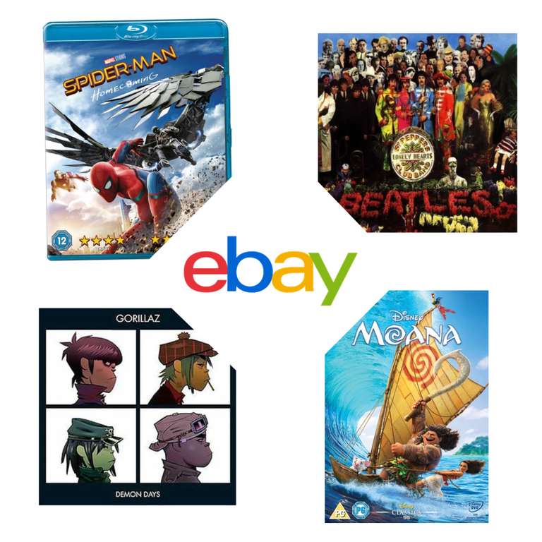 Buy 1 DVD Or CD Get 1 At 40% Off (add 2 to basket) Prices From £1.30 inc Disney, Blu-ray 1,000's of Lines Sold By MusicMagpieShop