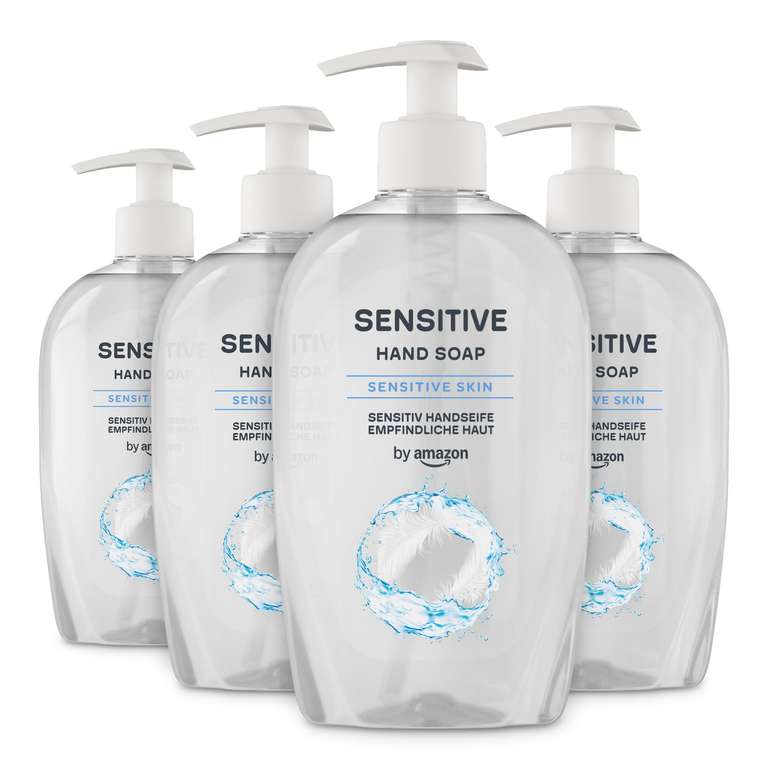 by Amazon Sensitive Hand Soap, 4 x 500ml - £2.33 S&S