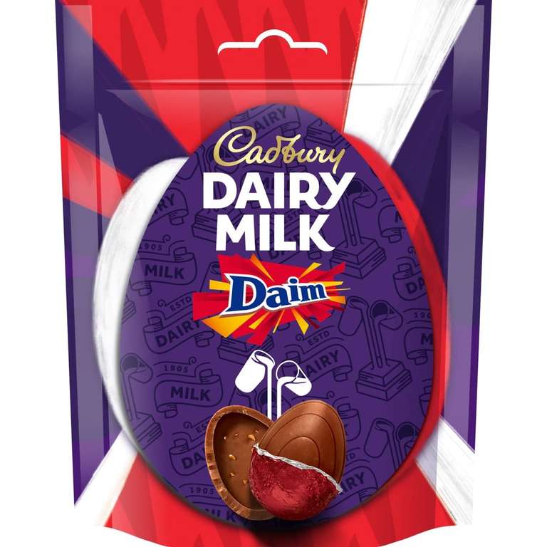 Cadbury Dairy Milk Biscoff Filled Chocolate Egg - 48 x 32g - £21.08 Max S&S