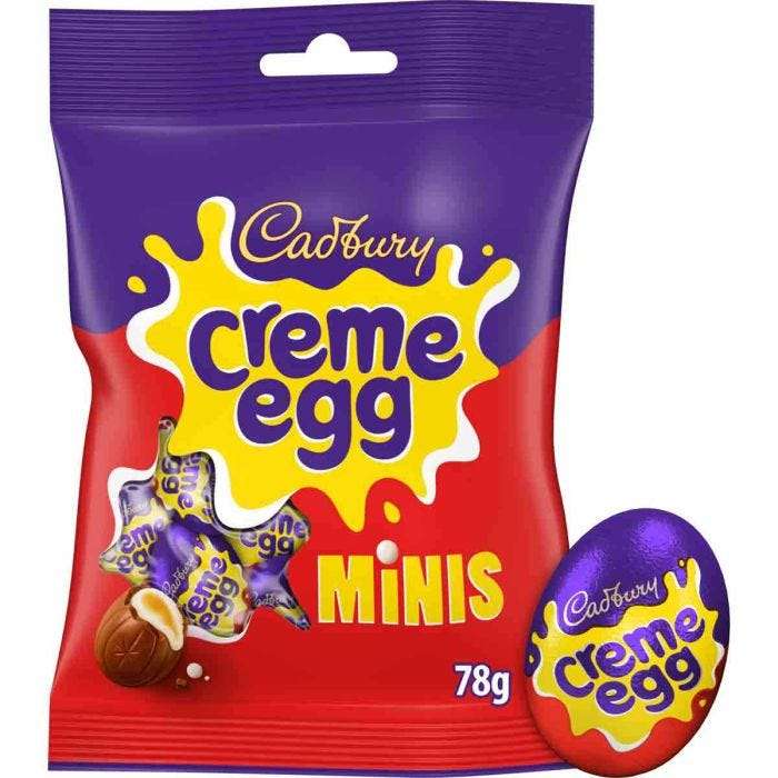 CADBURY MINI CREME EGG CHOCOLATE BAG 78G (BOX OF 13