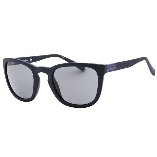 Calvin Klein Smoke Lens Matte Navy Sunglasses - With Code