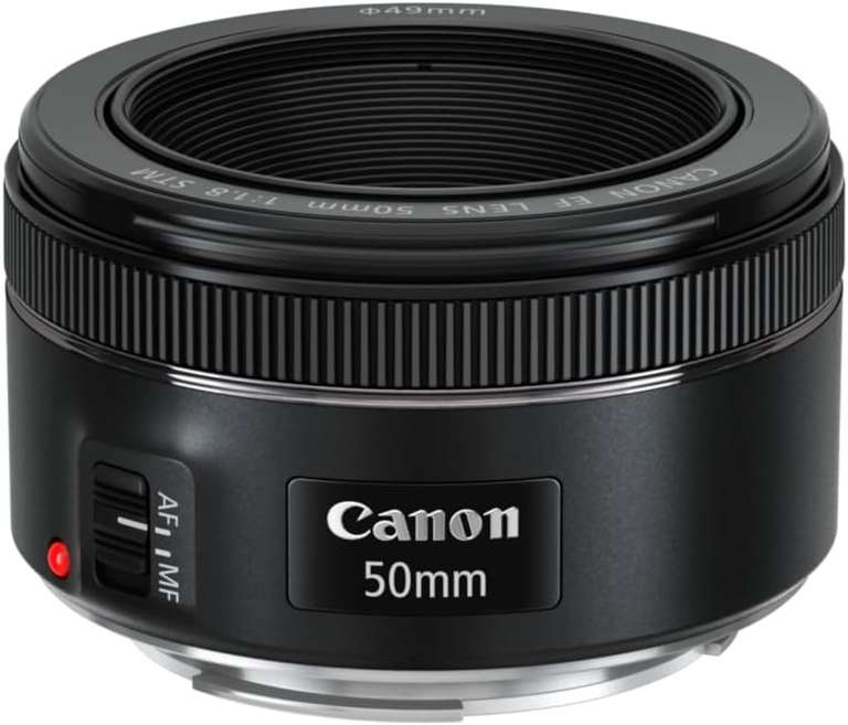 Canon EF 50 mm 1.8 STM Lens - Compact and Lightweight Lens for Canon DSLR Cameras - Prime Deal
