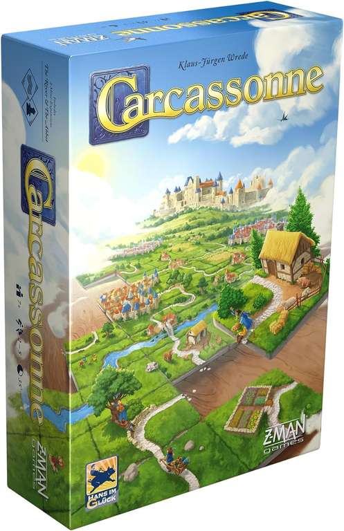 Carcassonne Board Game - Build Your Medival Landscape, Deep Strategy & Endless Replayability, 2–5 Players, Ages 7+ (Prime Deal)