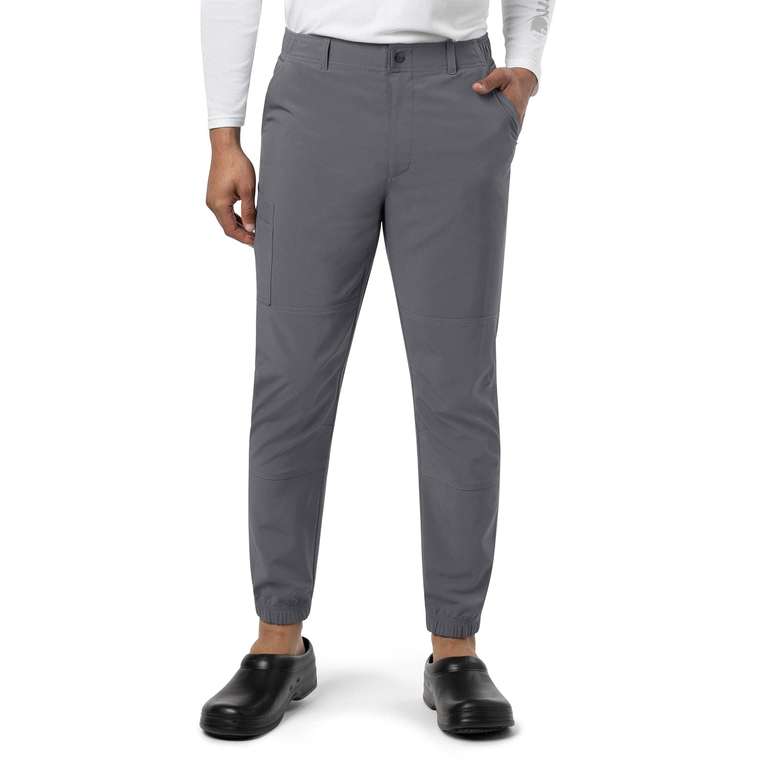 Carhartt Men's Micro Ripstop Cargo Jogger Pants / Medical Scrubs Pants - Pewter, Size 2XL