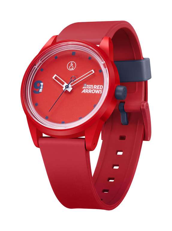 Citizen Q&Q Red Arrows Solar Powered 40mm Watch for Boys and Girls