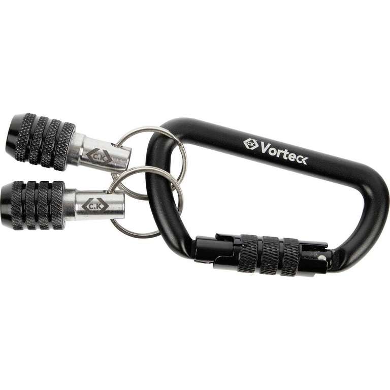C.K. Vorteck 1/4" Quick Lock bit Holder Carabiner