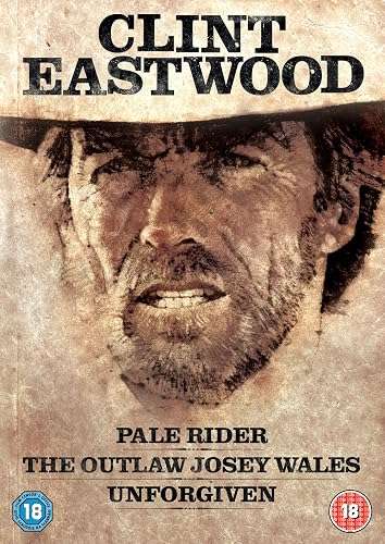 Clint Eastwood: Westerns Blu Ray [Pale Rider/The Outlaw Josey Wales/Unforgiven]