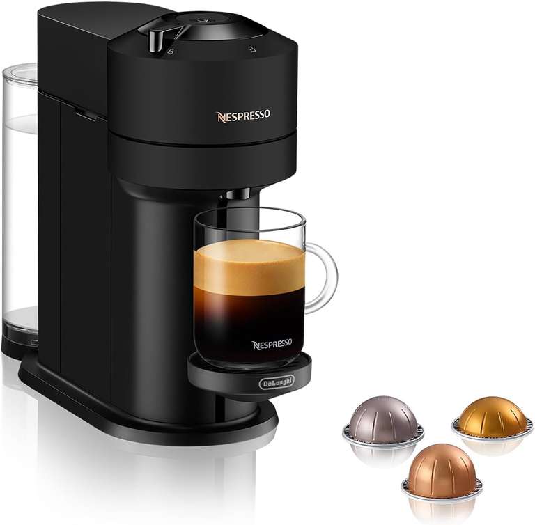 Nespresso Vertuo Next ENV120.BM, Capsule Coffee Machine (with 50 free pods and free mug) - Prime Price